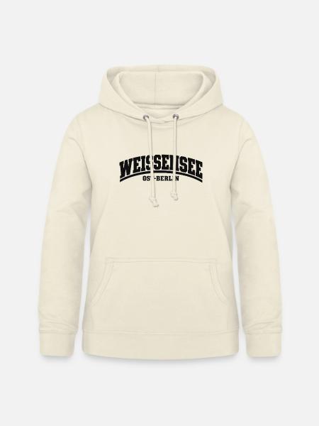 Weißensee - Ost-Berlin - Bezirk - Deutschland - Frauen Hoodie - Vanille-Milchshake