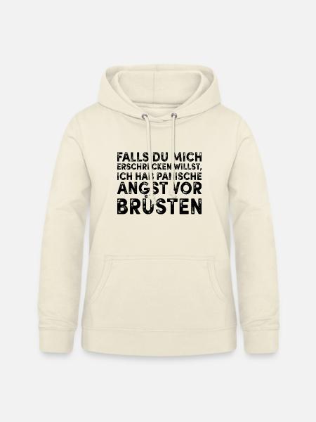 Panische Angst vor Brüsten - Frauen Hoodie - Vanille-Milchshake