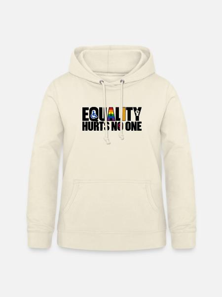 Equality Hurts No One – Gleichberechtigung - Frauen Hoodie - Vanille-Milchshake