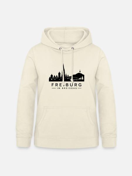 Skyline Freiburg im Breisgau - Frauen Hoodie - Vanille-Milchshake