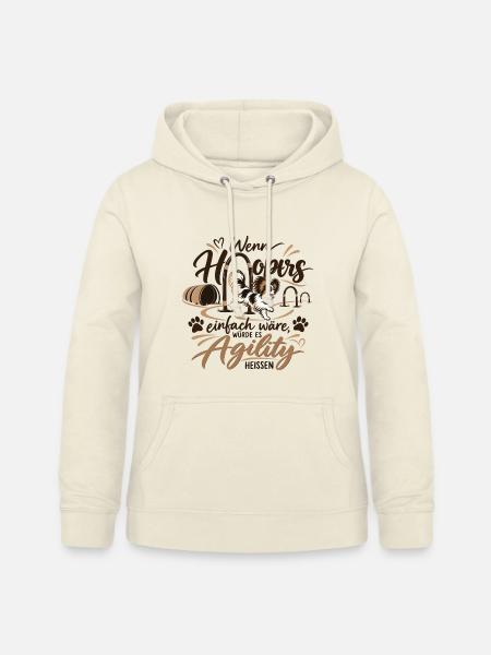 HoopersAgility - Frauen Hoodie - Vanille-Milchshake