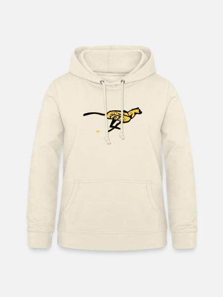 Schnelles, gezogenes Wort - Frauen Hoodie - Vanille-Milchshake