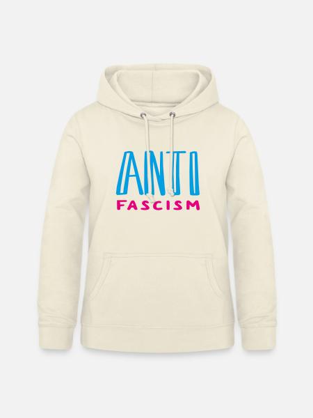 Antifascism - Frauen Hoodie - Vanille-Milchshake
