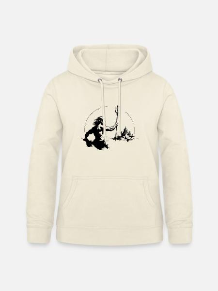 Atlantis-Meeresgott - Frauen Hoodie - Vanille-Milchshake