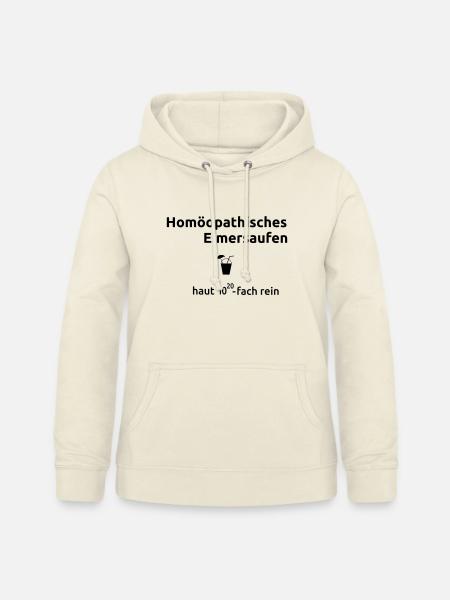 Homoeopathisches_Eimersaufen - Frauen Hoodie - Vanille-Milchshake