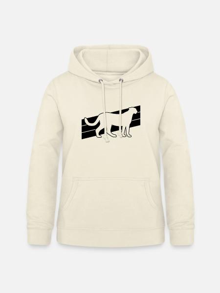 Gepard Silhouette - Frauen Hoodie - Vanille-Milchshake