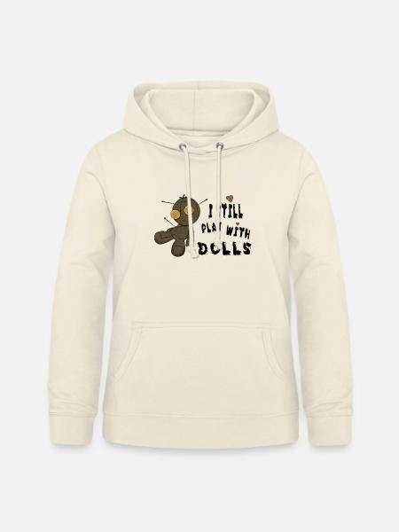 StichHerz Plüschpuppe mit Nadeln - Frauen Hoodie - Vanille-Milchshake
