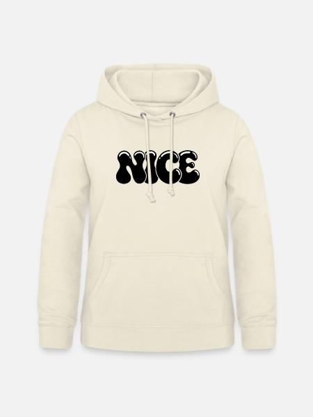 SCHÖNE schwarze glänzende Tippfehlerblasen - Frauen Hoodie - Vanille-Milchshake