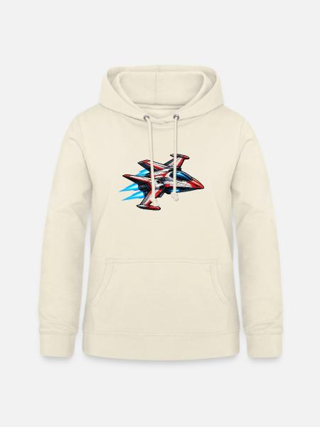 Raumschiff Fantasy Weltraum - Frauen Hoodie - Vanille-Milchshake