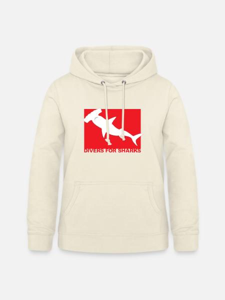 Taucher für Haie - Frauen Hoodie - Vanille-Milchshake