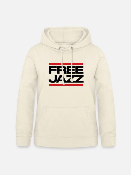Free Jazz fettes Logo - Frauen Hoodie - Vanille-Milchshake