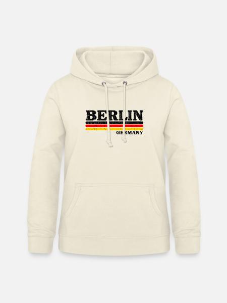 Berlin - Deutschland - Germany - Berliner Bär - Frauen Hoodie - Vanille-Milchshake