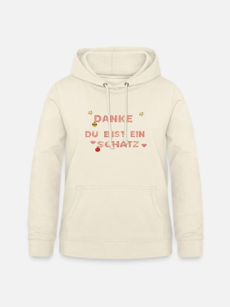 du bist ein Schatz - Frauen Hoodie - Vanille-Milchshake