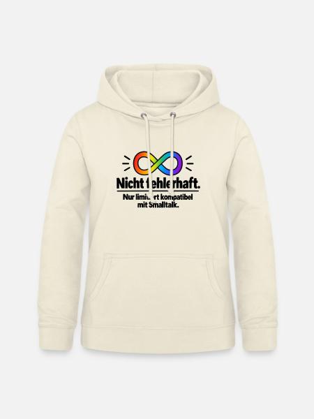 Nichtfehlerhaft Infinity Regenbogen - Frauen Hoodie - Vanille-Milchshake