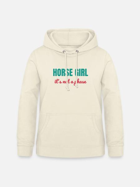 Pferdemädchen Es ist keine Phase - Frauen Hoodie - Vanille-Milchshake