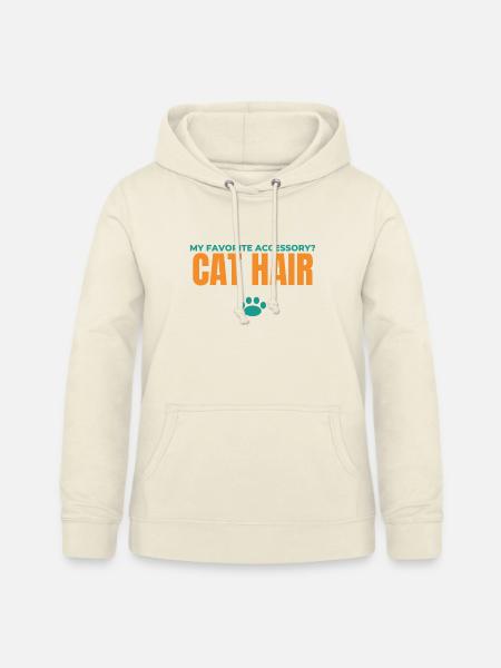 Katzenhaar: Mein Lieblingsaccessoire - Frauen Hoodie - Vanille-Milchshake