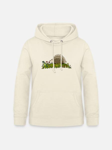 Igel - Frauen Hoodie - Vanille-Milchshake