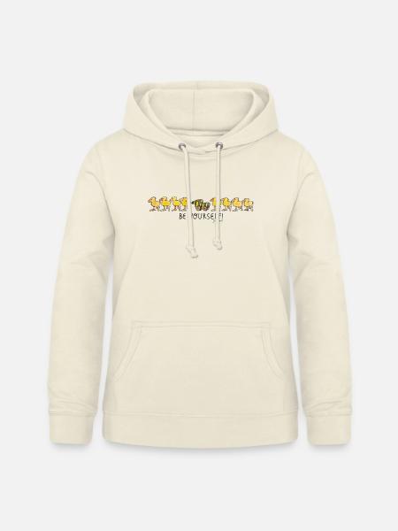 Janosch Tigerente Be Yourself - Frauen Hoodie - Vanille-Milchshake