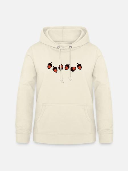 Eichel Comic - Frauen Hoodie - Vanille-Milchshake