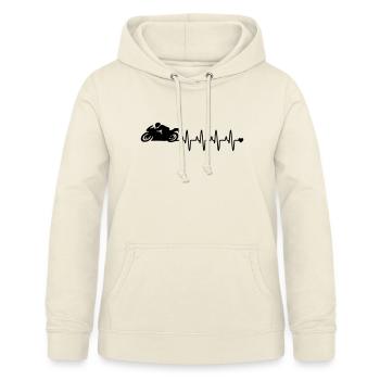 motorcycle - Women's Hoodie - vanilla - Front - AI Model Female 172 light (172cm)