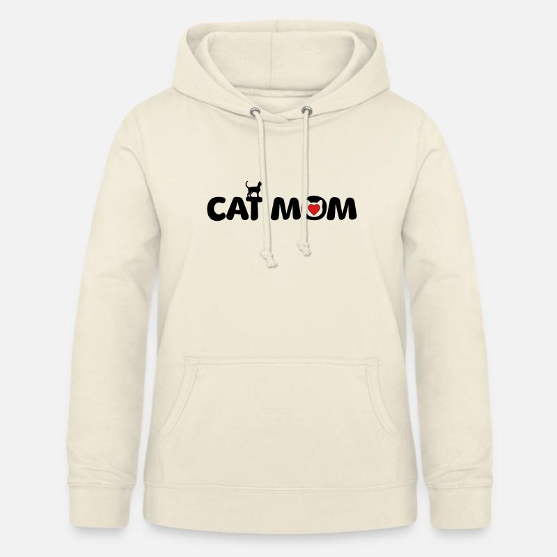 Chats Maman Kitty Chat Chat Chat Amour - Sweat à capuche Femme - vanille