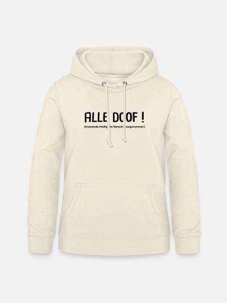 Anwesende ausgeschlossen - Frauen Hoodie - Vanille-Milchshake