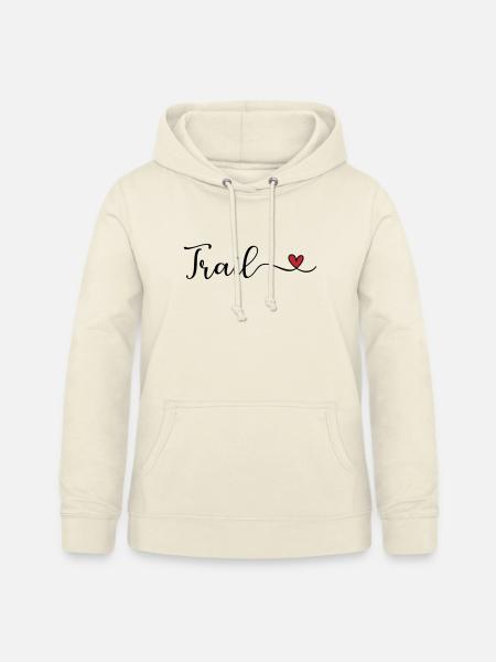 Trail Heart - Frauen Hoodie - Vanille-Milchshake