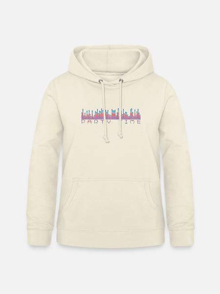 Neon Equalizer Party Time - Frauen Hoodie - Vanille-Milchshake