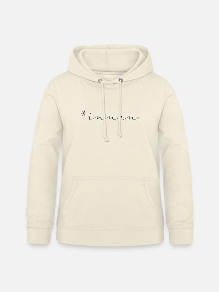 *innen Feminismus Statement Shirt - Frauen Hoodie - Vanille-Milchshake