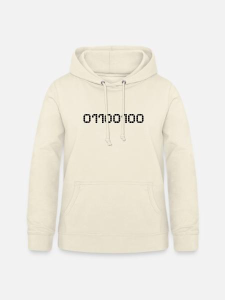 Binäre Schreibweise - 100 - Frauen Hoodie - Vanille-Milchshake