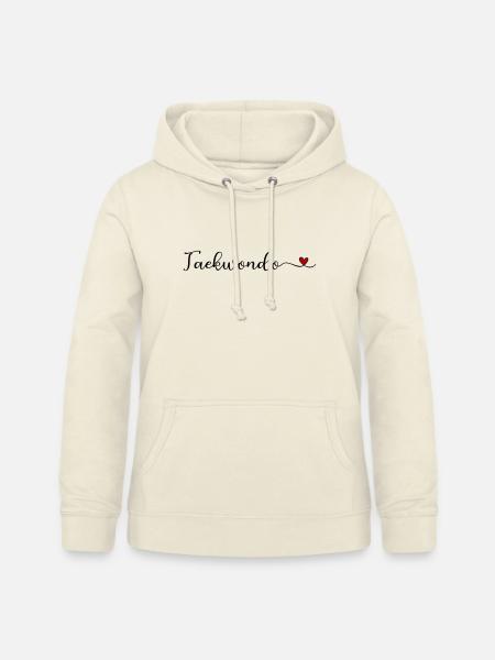 Taekwondo Herz - Frauen Hoodie - Vanille-Milchshake