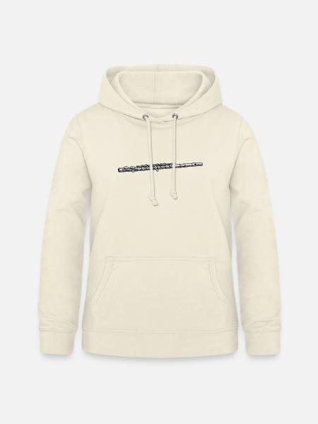 Flöte Musik - Frauen Hoodie - Vanille-Milchshake