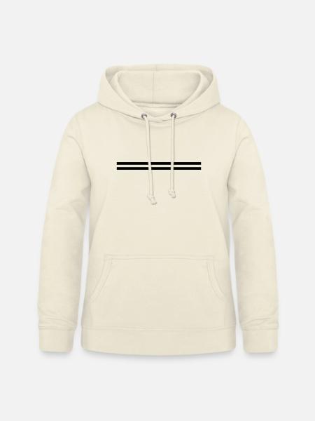 Linie Symbol Strich - Frauen Hoodie - Vanille-Milchshake