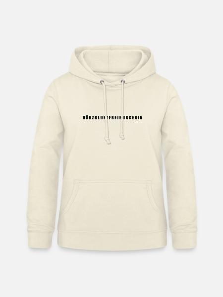 Härzbluetfreiburgerin Kanton Freiburg - Frauen Hoodie - Vanille-Milchshake