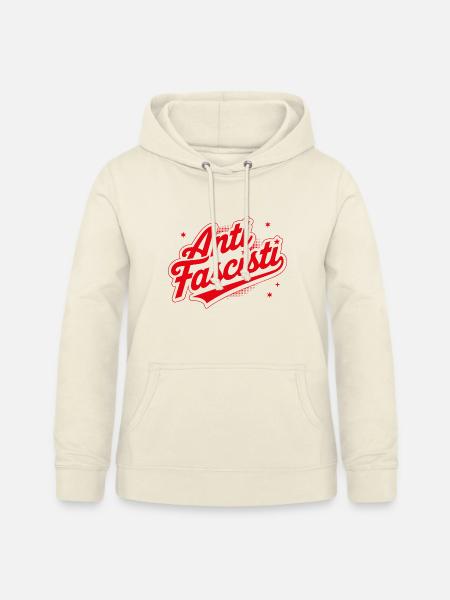 SIAMO TUTTI ANTIFASCHISTISCH! 🏴 - Frauen Hoodie - Vanille-Milchshake