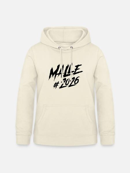 Malle 2026 Mallorca Team - Frauen Hoodie - Vanille-Milchshake