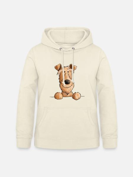 Irish Terrier Hund I Hunderasse - Frauen Hoodie - Vanille-Milchshake