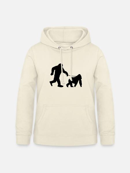 Bigfoot Sasquatch Affe - Frauen Hoodie - Vanille-Milchshake