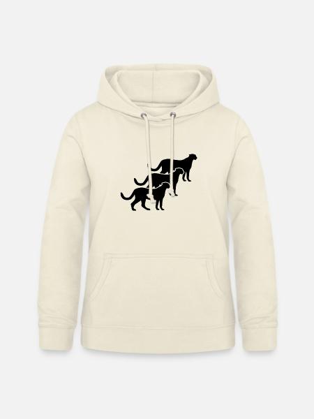 Geparden Trio - Frauen Hoodie - Vanille-Milchshake