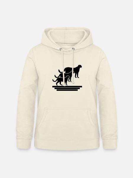 Geparden Trio - Frauen Hoodie - Vanille-Milchshake