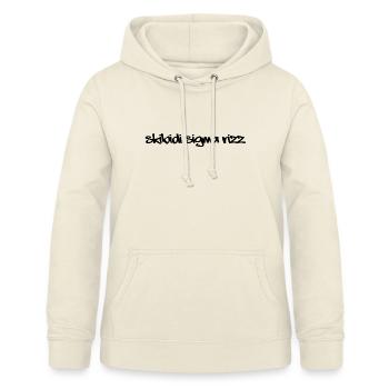 Skibidi Sigma Rizz² - Sweat à capuche Femme - vanille - Devant - AI Model Female 172 light (172cm)