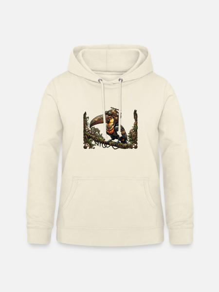 Zier-Steampunk-Tukan - Frauen Hoodie - Vanille-Milchshake