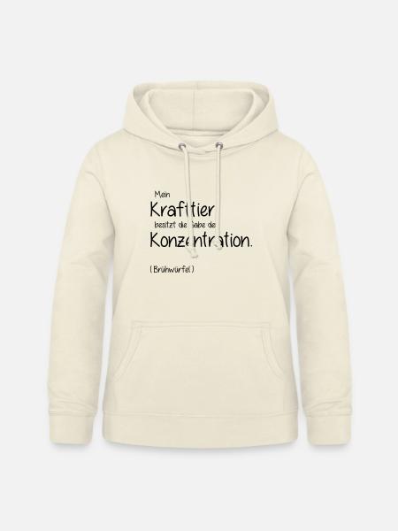 Krafttier - Frauen Hoodie - Vanille-Milchshake