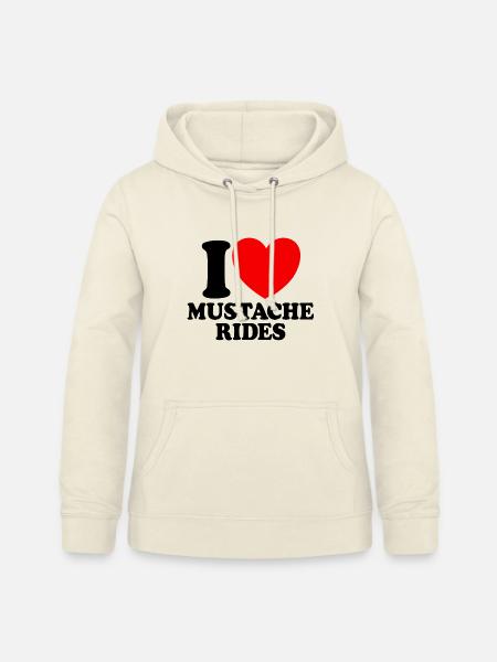 Ich liebe Schnurrbartfahrten – Schnurrbartfahrt fü - Frauen Hoodie - Vanille-Milchshake