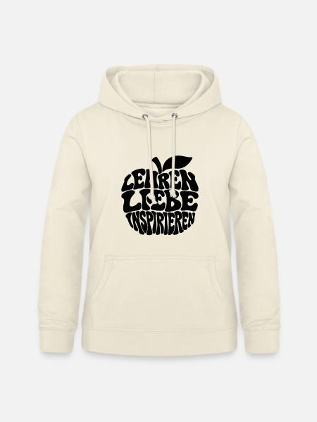 Lehren_Liebe_inspirieren - Frauen Hoodie - Vanille-Milchshake
