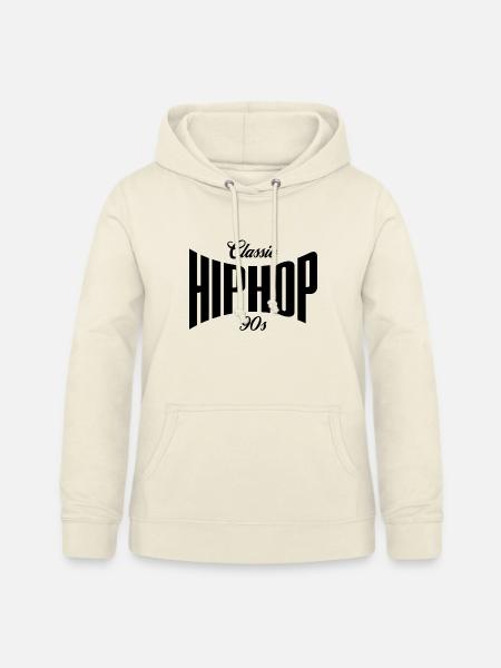 90er-Jahre-Klassiker HipHop - Frauen Hoodie - Vanille-Milchshake