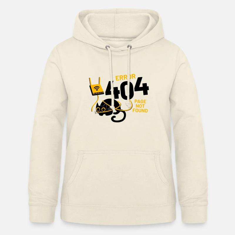 Error 404 Page Not Found - Women's Hoodie - vanilla