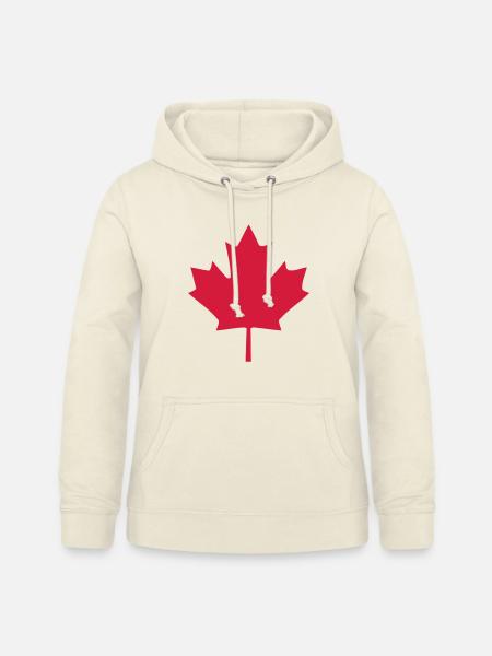 Kanada Canada Ahorn - Frauen Hoodie - Vanille-Milchshake