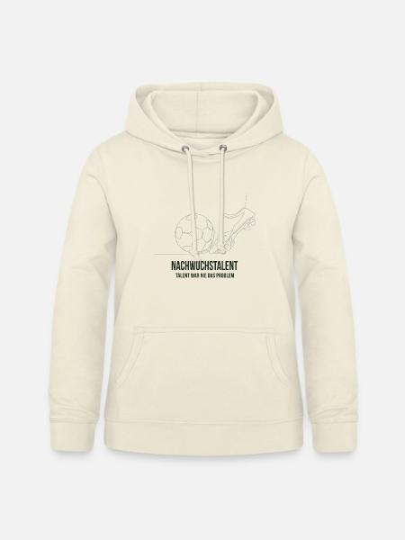 Nachwuchstalent Fußball Spruch Shirt - Frauen Hoodie - Vanille-Milchshake