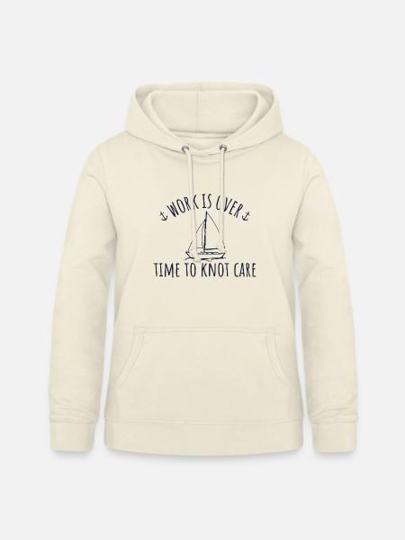 Retirement Sailing Time To Knot Care - Frauen Hoodie - Vanille-Milchshake